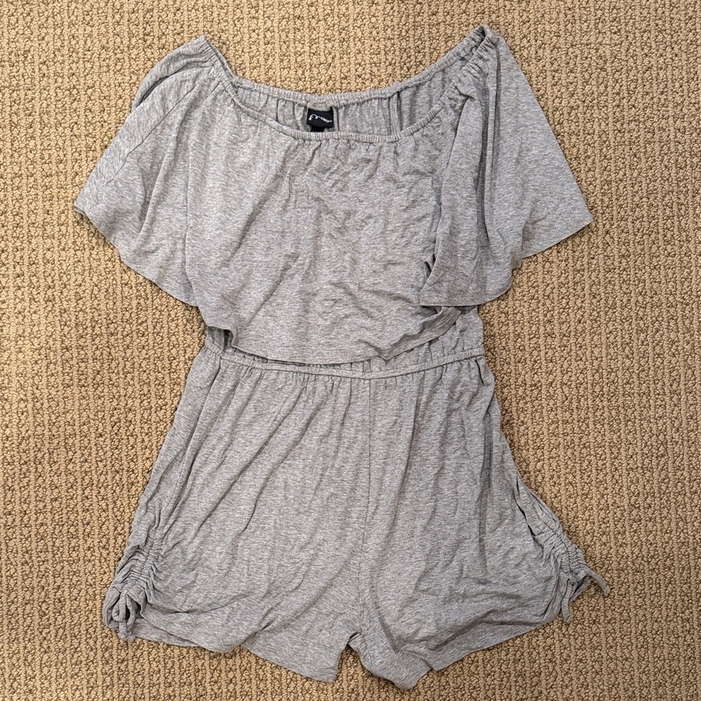 art class Girl’s Heather Gray Romper